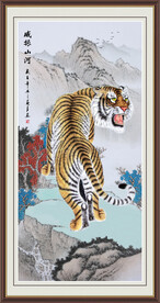 国画 虎图 