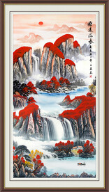 国画山水 