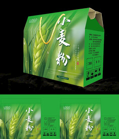 小麦粉礼盒包装设计
