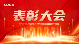 2023年表彰大会背景图片