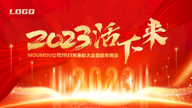 2023活下来年会背景图片
