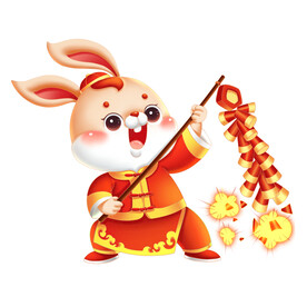 金兔鞭炮