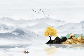 简约背景墙