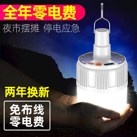 太阳能夜市球泡灯