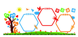 班务栏 公告栏 荣誉栏