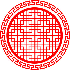 中式窗框