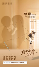 母亲节海报美业