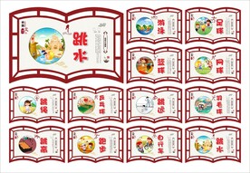 校园体育文化墙