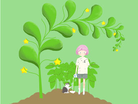 星星树与女孩