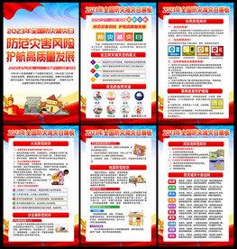 全国防灾减灾日挂图