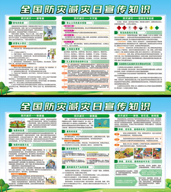 防灾减灾展板