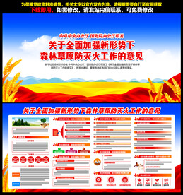 森林草原防灭火工作的意见