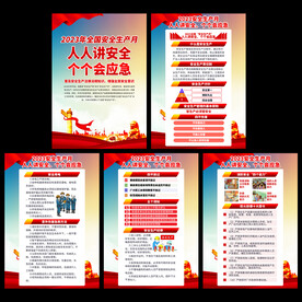 安全生产月宣传栏