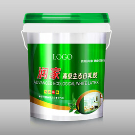 白乳胶桶标 桶贴 PS AI