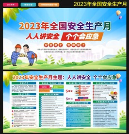 安全生产月宣传栏