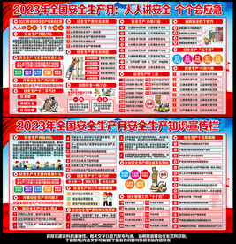 安全生产月宣传栏