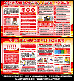 安全生产月宣传栏