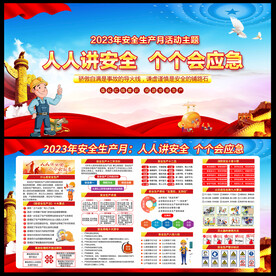 安全生产月宣传栏