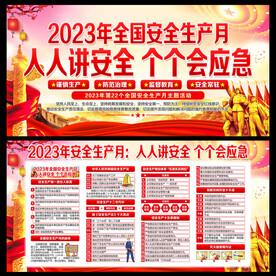 安全生产月宣传栏