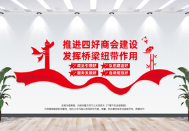 四好商会文化墙