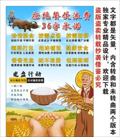 拒绝餐饮浪费
