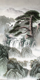 高清 最新玄关山水 tif分层