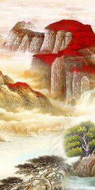 高档 现代新玄关画 TIF分层