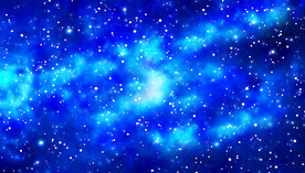 高清蓝色星空素材