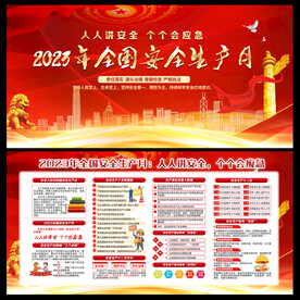 安全生产月宣传栏