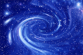 高清蓝色星空