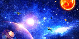 星空星系太阳系