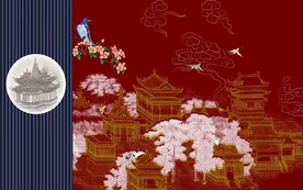 新中式背景墙 
