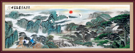 国画山水画