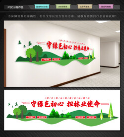 林业局文化墙