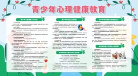 青少年心理健康教育宣传栏