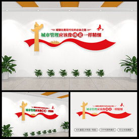 城市管理应像绣花一样精细文化墙