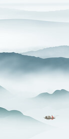 玄关山水画 