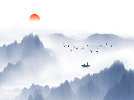水墨山水素材