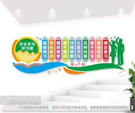校园文化墙图片