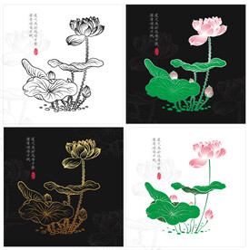 矢量荷花