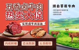五香卤牛肉