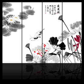 荷花图