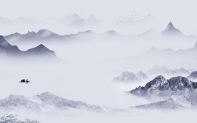 大气 山水新背景墙 TIf分层