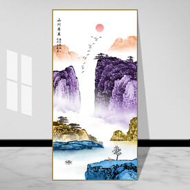 山水水墨国画