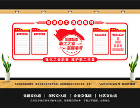 工会职工之家文化墙