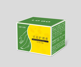 手足护理膏包装展开图