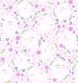 小碎花  乱花  兔子