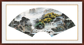 扇形国画