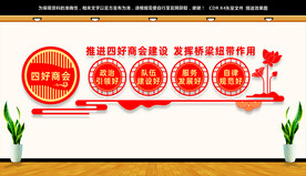 四好商会文化墙