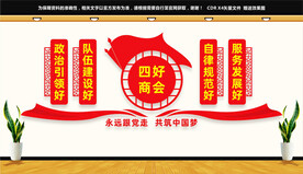 四好商会文化墙